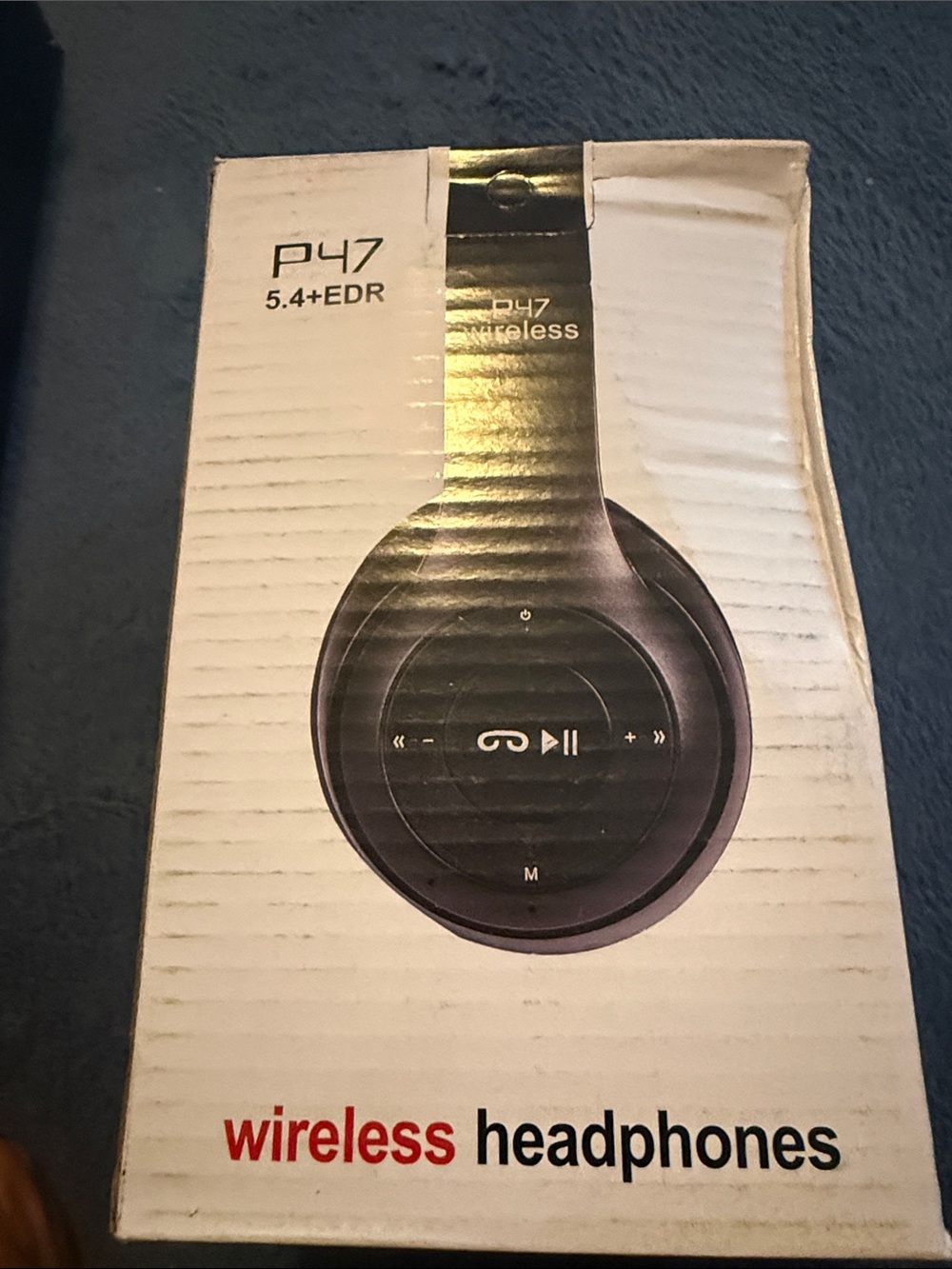 47 Wireless Over-Ear Headphones - Black